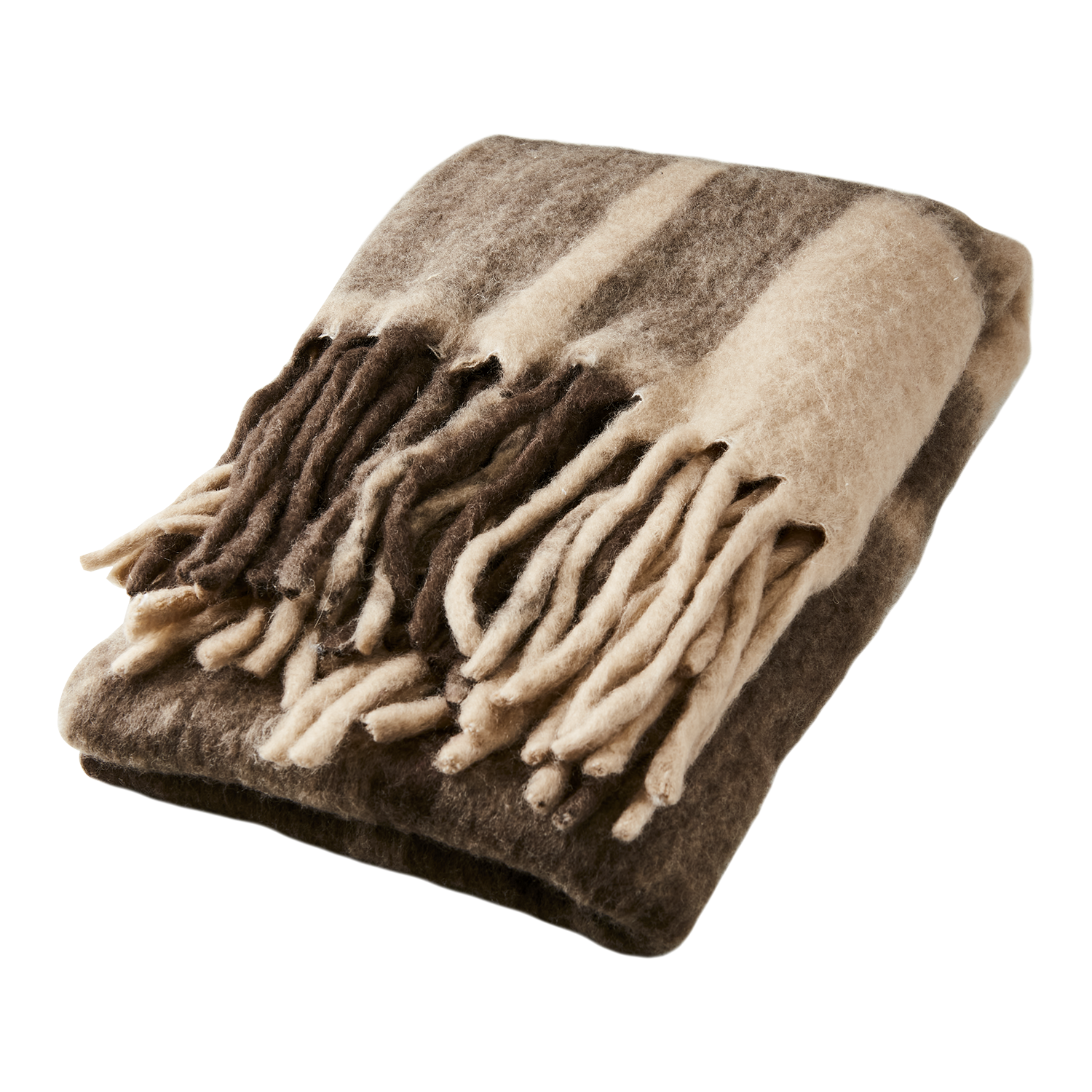 Filt Frasse, Brun/Beige/Grå