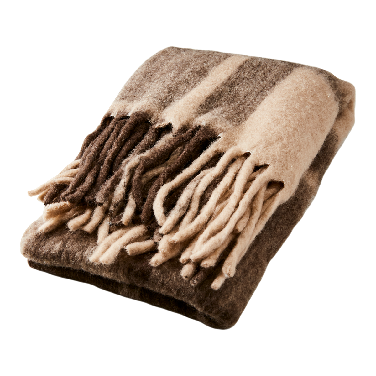 Filt Frasse, Brun/Beige/Grå