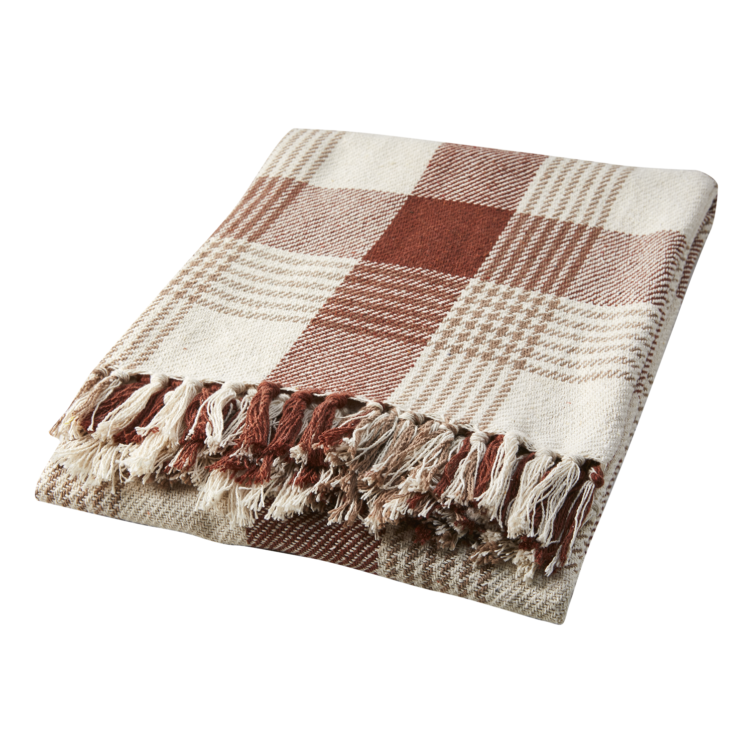 Filt Anna, Rost/Beige/Elfenben