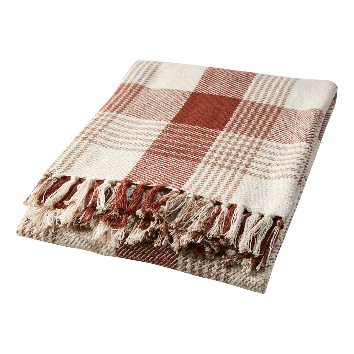 Filt Anna, Rost/Beige/Elfenben