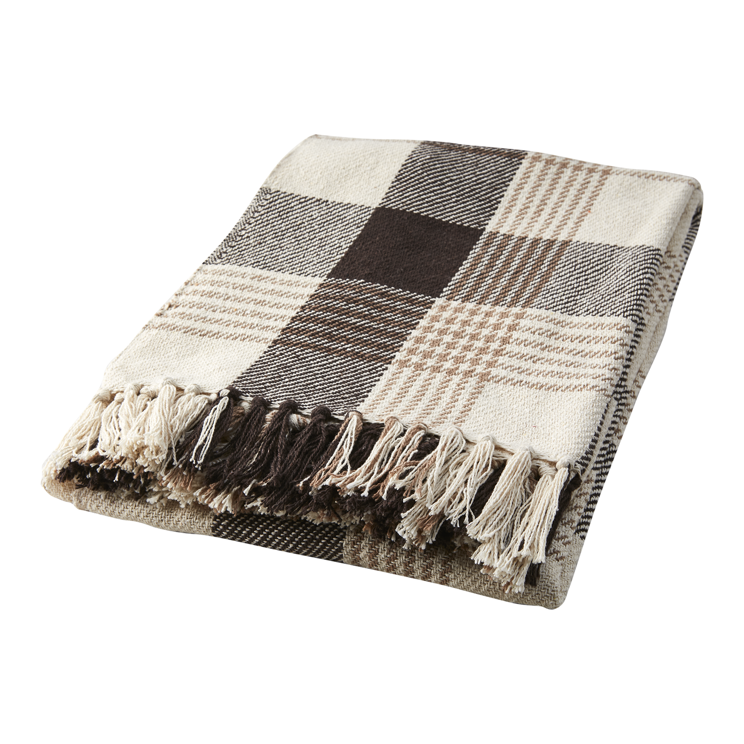 Filt Anna, Brun/Beige/Elfenben